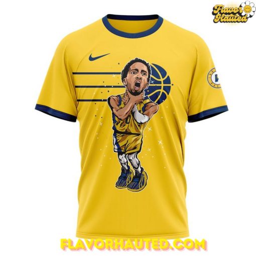 Tyrese Haliburton “What the Hali” NBA Finals 2025 Yellow T-Shirt