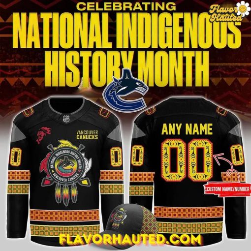 Vancouver Canucks 2025 National Indigenous History Month Night Hockey Jersey