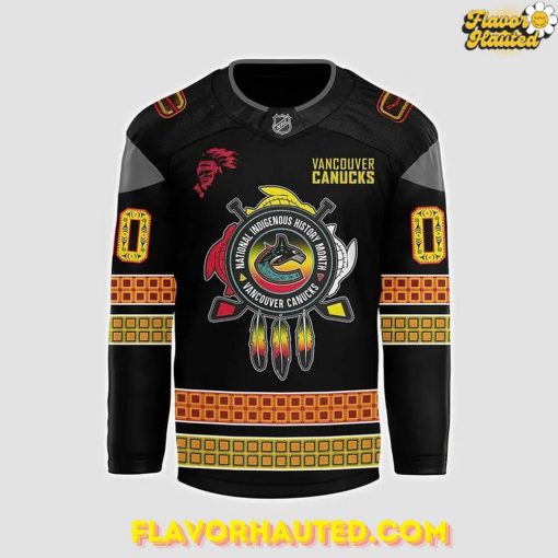 Vancouver Canucks 2025 National Indigenous History Month Night Hockey Jersey
