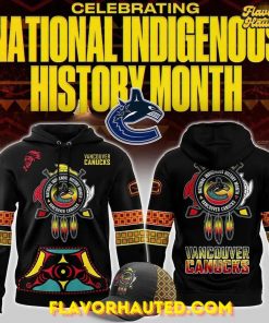 Vancouver Canucks 2025 National Indigenous History Month Night Hoodie