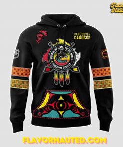 Vancouver Canucks 2025 National Indigenous History Month Night Hoodie