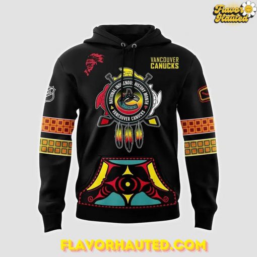 Vancouver Canucks 2025 National Indigenous History Month Night Hoodie