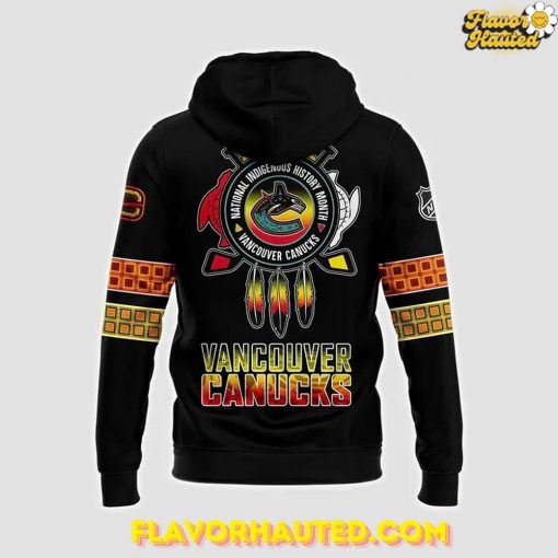 Vancouver Canucks 2025 National Indigenous History Month Night Hoodie