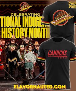 Vancouver Canucks National Indigenous History Month 2025 Special T-Shirt