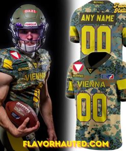 Vienna Vikings Salute to Service 2025 Special Camo Football Jerse