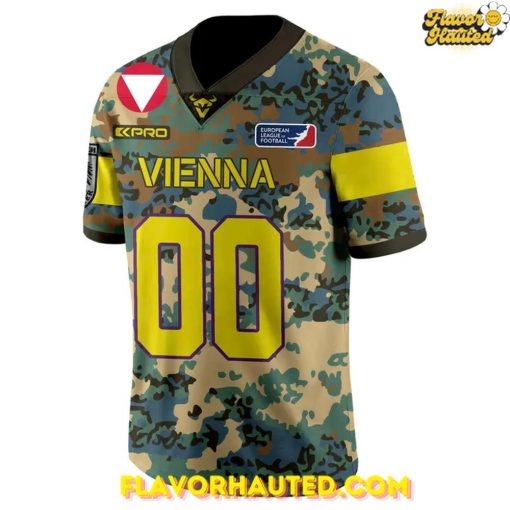 Vienna Vikings Salute to Service 2025 Special Camo Football Jerse