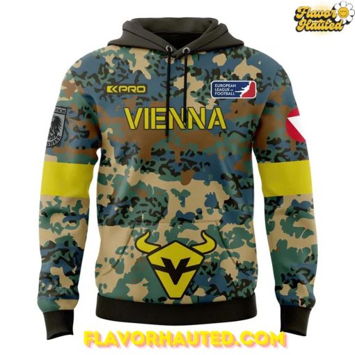 Vienna Vikings Salute to Service 2025 Special Camo Hoodie