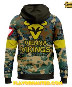 Vienna Vikings Salute to Service 2025 Special Camo Hoodie 3