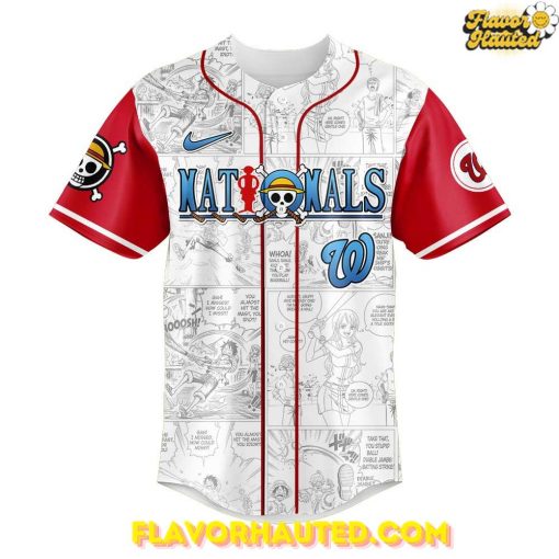 Washington Nationals One Piece Night Game Special Baseball Jersey