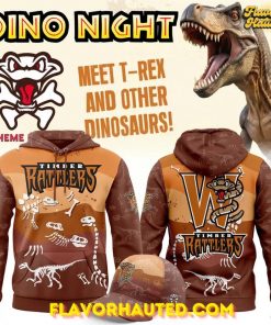Wisconsin Timber Rattlers x Dino Night 2025 Special Hoodie