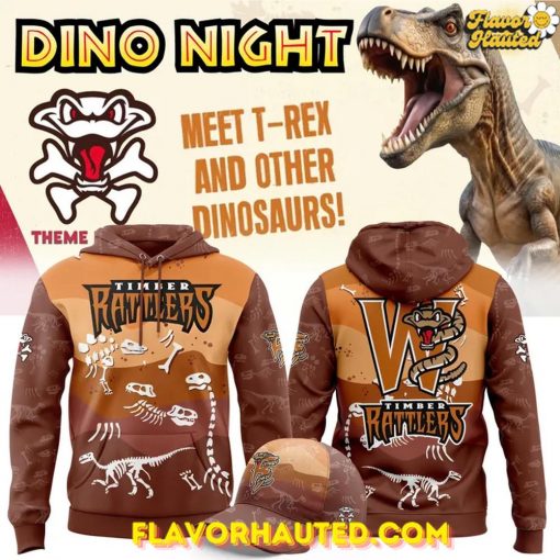 Wisconsin Timber Rattlers x Dino Night 2025 Special Hoodie