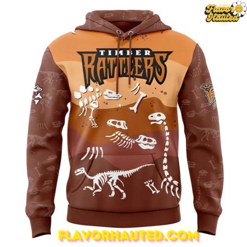 Wisconsin Timber Rattlers x Dino Night 2025 Special Hoodie