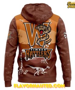 Wisconsin Timber Rattlers x Dino Night 2025 Special Hoodie 3