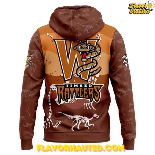 Wisconsin Timber Rattlers x Dino Night 2025 Special Hoodie