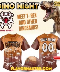 Wisconsin Timber Rattlers x Dino Night 2025 Special Jersey