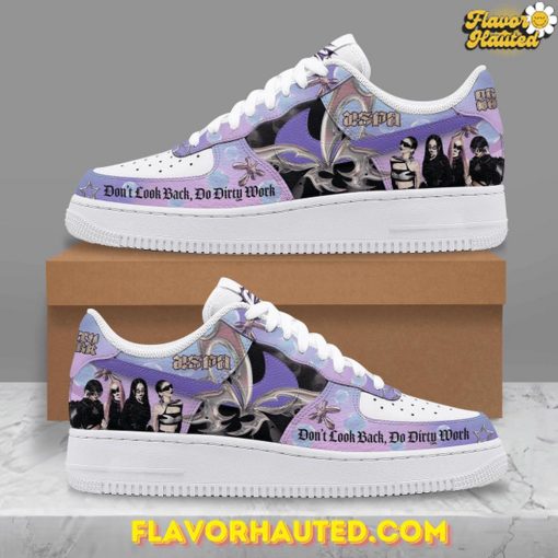 aespa ‘Don’t Look Back, Do Dirty Work’ Limited Edition Air Force 1 Sneakers