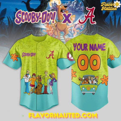 Alabama Crimson Tide Scooby-Doo 2025 Baseball Jersey