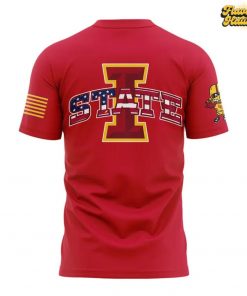 America 250 Iowa State Cyclones Red T Shirt 3