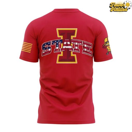 America 250 Iowa State Cyclones Red T-Shirt