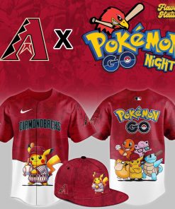 Arizona Diamondbacks x Pokémon GO Night Special Baseball Jersey