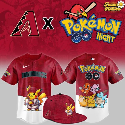 Arizona Diamondbacks x Pokémon GO Night Special Baseball Jersey