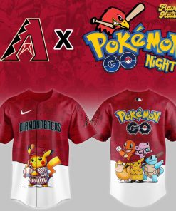 Arizona Diamondbacks x Pokémon GO Night Special Baseball Jersey