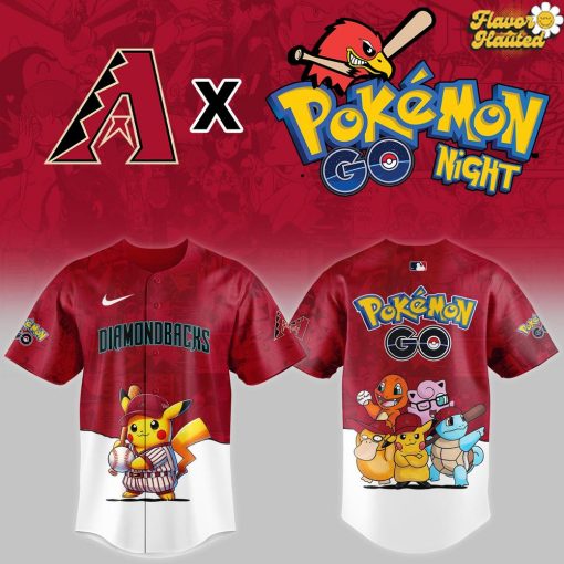 Arizona Diamondbacks x Pokémon GO Night Special Baseball Jersey