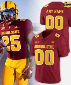 Arizona State Sun Devils 2025 Core Uniform Limited Edition Red Football Jersey