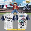 Atlanta Braves Straw Hat Monkey D. Luffy Special Baseball Jersey