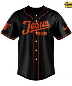 Baltimore Orioles Jesus Won Limited Edition Baseball Jersey