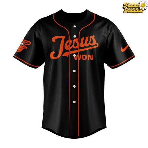Baltimore Orioles Jesus Won Limited Edition Baseball Jersey
