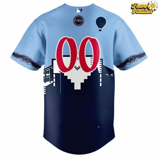 Binghamton Rumble Ponies Skyline Hot Air Balloon Baseball Jersey