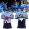 Binghamton Rumble Ponies Skyline Hot Air Balloon T-Shirt