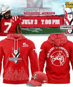 Calgary Stampeders Stampede Bowl 2025 Limited Edition Hoodie