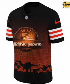 Cleveland Browns Jurassic Park 2025 Special Football Jersey