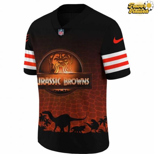 Cleveland Browns Jurassic Park 2025 Special Football Jersey