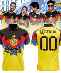 Club América Official Team 2025 Polo Shirt