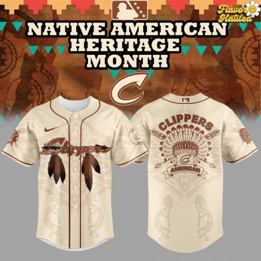 Columbus Clippers Native American Heritage Month 2025 Special Baseball Jersey