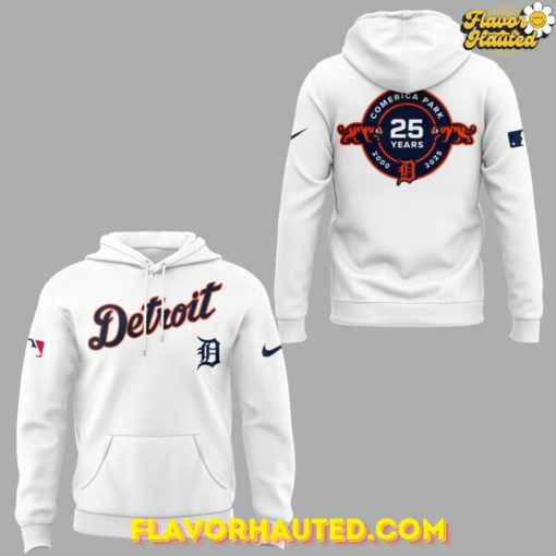 Detroit Tigers 25th Anniversary Of Comerica Park Hoodie