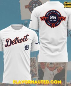 Detroit Tigers 25th Anniversary Of Comerica Park T-Shirt