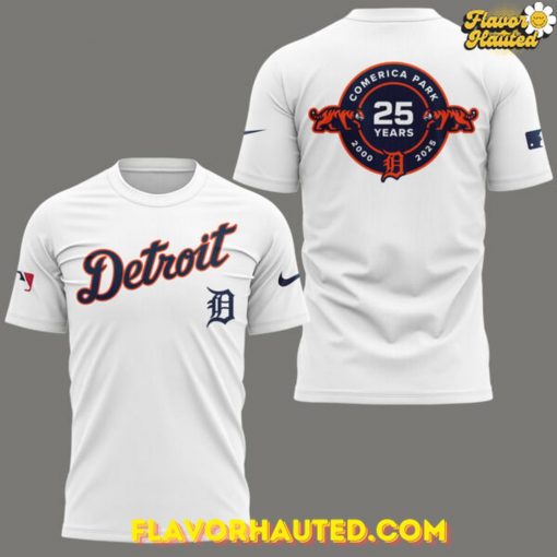 Detroit Tigers 25th Anniversary Of Comerica Park T-Shirt