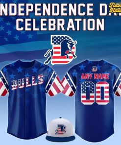 Durham Bulls Independence Day 2025 Baseball Jersey