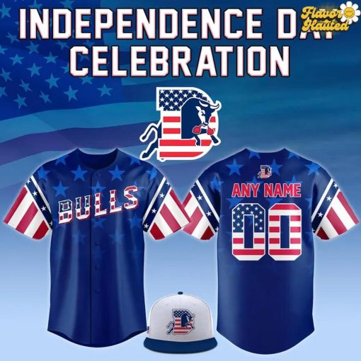 Durham Bulls Independence Day 2025 Baseball Jersey
