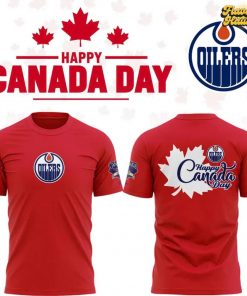 Edmonton Oilers Happy Canada Day 2025 Special T-Shirt