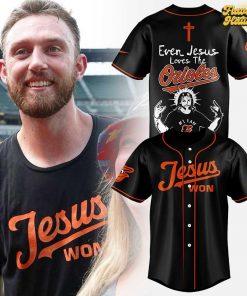 Even Jesus Loves The Orioles Special Baseball Jersey
