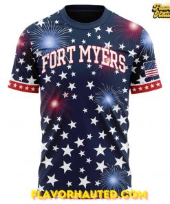 Fort Myers Mighty Mussels Independence Day 2025 T-Shirt
