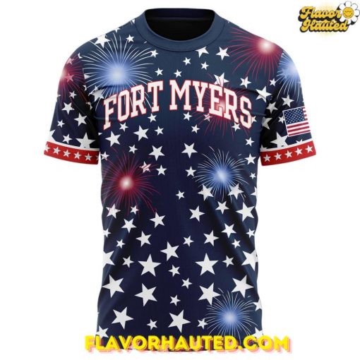 Fort Myers Mighty Mussels Independence Day 2025 T-Shirt