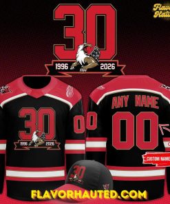 Grand Rapids Griffins 30th Anniversary Celebrations Special Hockey Jersey