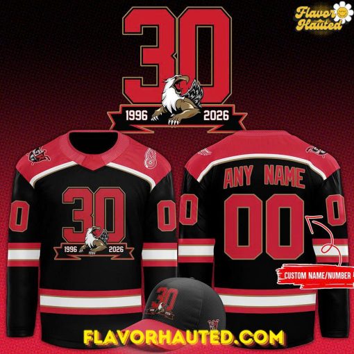 Grand Rapids Griffins 30th Anniversary Celebrations Special Hockey Jersey