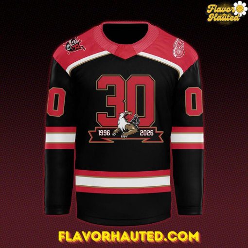 Grand Rapids Griffins 30th Anniversary Celebrations Special Hockey Jersey